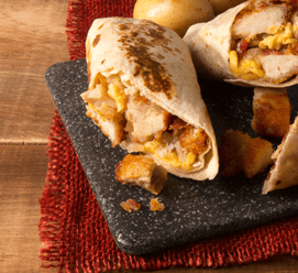 Burritos de pollo