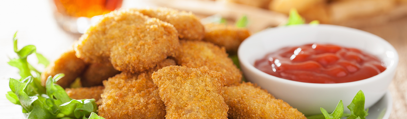 Nuggets de pollo con salsa Morita