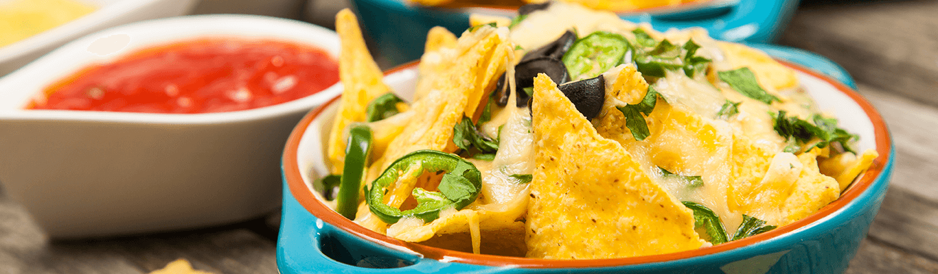 Nachos con pollo a la parrilla